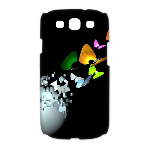 the earth with the butterflies Case for Samsung Galaxy S3 I9300 (3D)