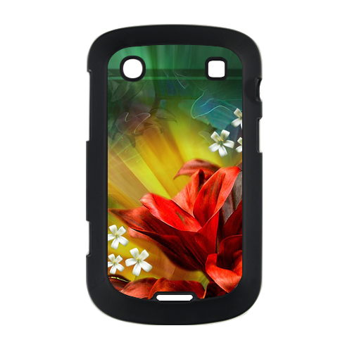 big red flower Case for BlackBerry Bold Touch 9900