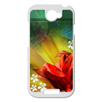 big red flower Personalized Case for HTC ONE S