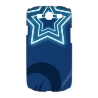 blue five stars Case for Samsung Galaxy S3 I9300 (3D)