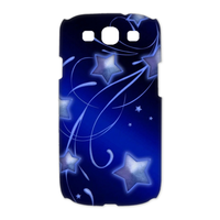 blue stars Case for Samsung Galaxy S3 I9300 (3D)