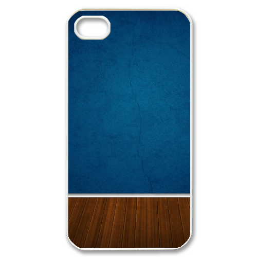 blue wall Case for iPhone 4,4S