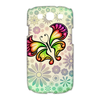 center butterfly Case for Samsung Galaxy S3 I9300 (3D)