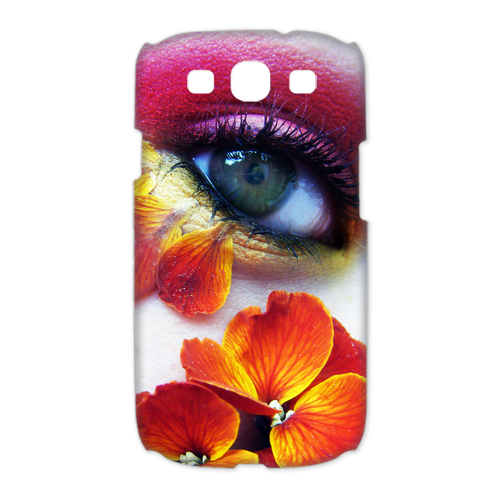 eye flower design Case for Samsung Galaxy S3 I9300 (3D)