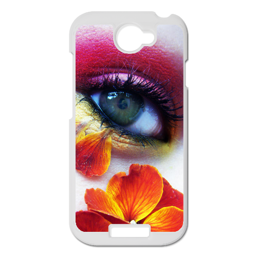 eye flower design Personalized Case for HTC ONE S