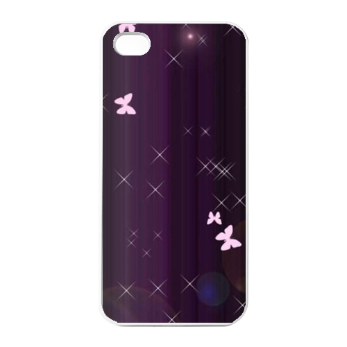 pink butterfly Charging Case for Iphone 4