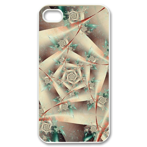 white rose Case for iPhone 4,4S