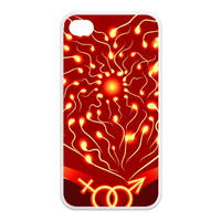 flame logo Case for Iphone 4,4s (TPU)