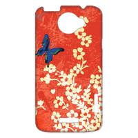 butterfly with the flowers Case for HTC One X +
