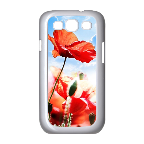 red flowers Case for Samsung Galaxy S3 I9300