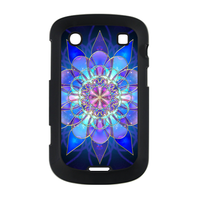 blue flower design Case for BlackBerry Bold Touch 9900