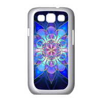 blue flower design Case for Samsung Galaxy S3 I9300