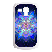 blue flower design Custom Cases for Samsung Galaxy SIII mini i8190