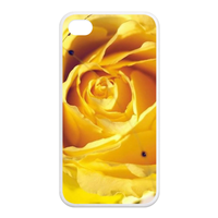 golden peony Case for Iphone 4,4s (TPU)