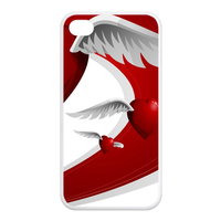 heart angel Case for Iphone 4,4s (TPU)