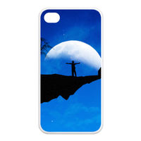 night moon Case for Iphone 4,4s (TPU)