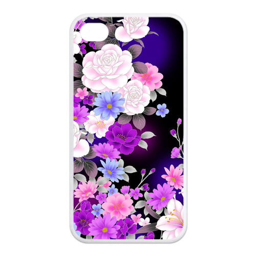 fresh peony Case for Iphone 4,4s (TPU)