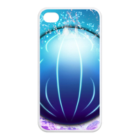 the blue earth Case for Iphone 4,4s (TPU)