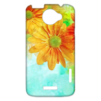 yellow chrythemums Case for HTC One X +