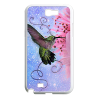 bird with flower Case for Samsung Galaxy Note 2 N7100