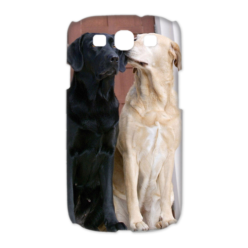 dog kiss Case for Samsung Galaxy S3 I9300 (3D)