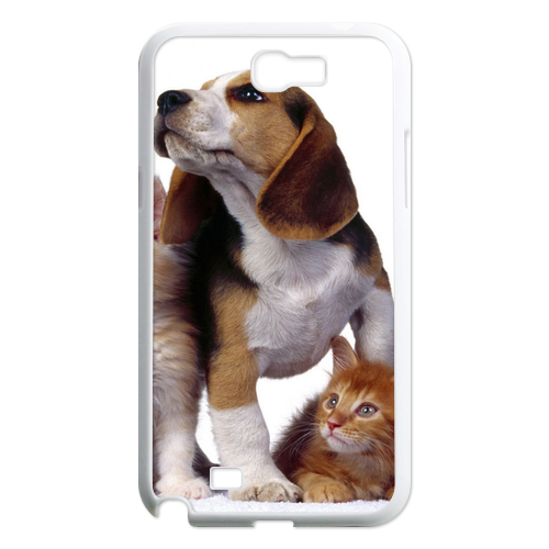 dog with 3 cats Case for Samsung Galaxy Note 2 N7100