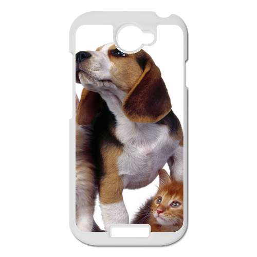 dog with 3 cats Personalized Case for HTC ONE S