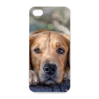 looking forward dog Charging Case for Iphone 4