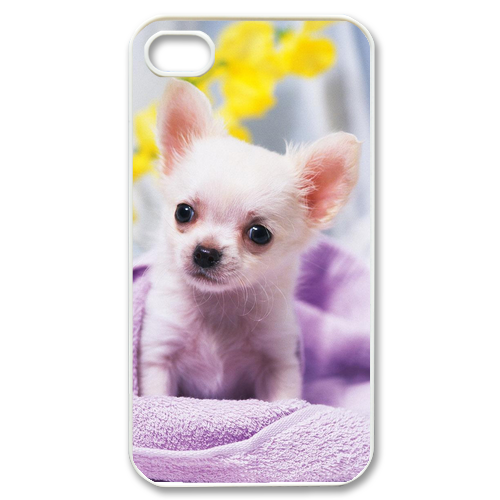 purple dog Case for iPhone 4,4S