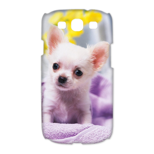 purple dog Case for Samsung Galaxy S3 I9300 (3D)