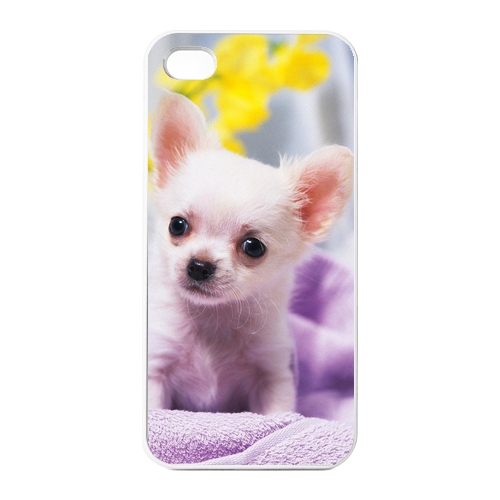 purple dog Charging Case for Iphone 4