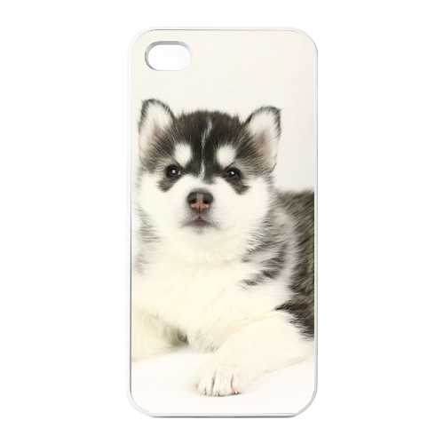 Siberian Husky Charging Case for Iphone 4