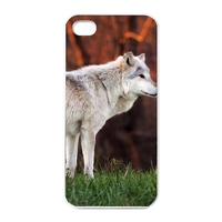 white shepherd dog Charging Case for Iphone 4