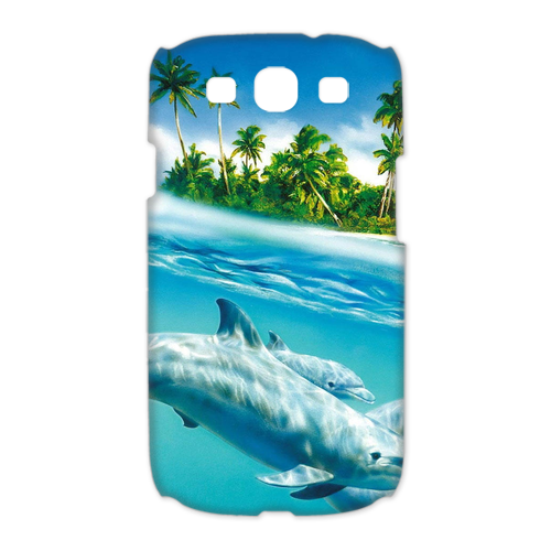 dolphins Case for Samsung Galaxy S3 I9300 (3D)