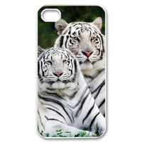 two tigers Case for iPhone 4,4S