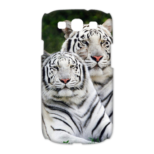 two tigers Case for Samsung Galaxy S3 I9300 (3D)