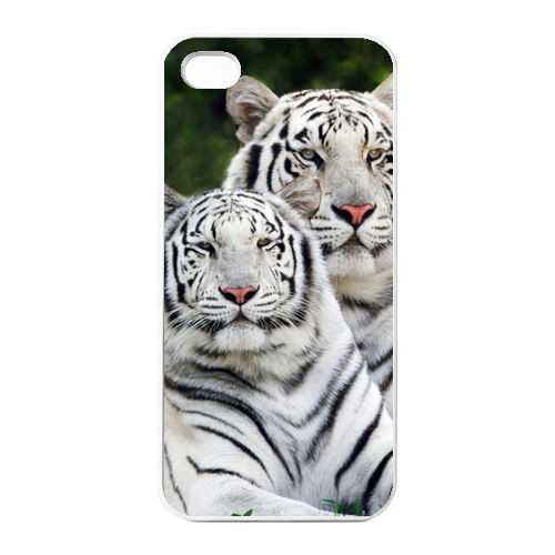 two tigers Charging Case for Iphone 4