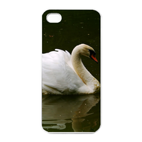 white goose Charging Case for Iphone 4