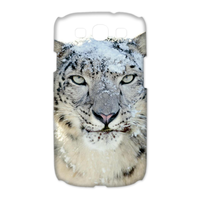 white leopard Case for Samsung Galaxy S3 I9300 (3D)