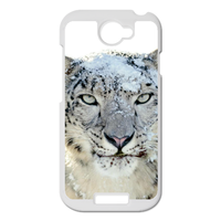white leopard Personalized Case for HTC ONE S