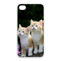 four cat brothers Case for Iphone 4,4s (TPU)