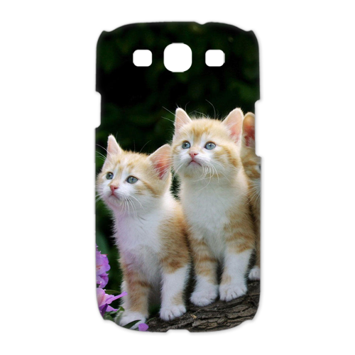 four cat brothers Case for Samsung Galaxy S3 I9300 (3D)