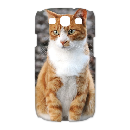 Mr cat Case for Samsung Galaxy S3 I9300 (3D)