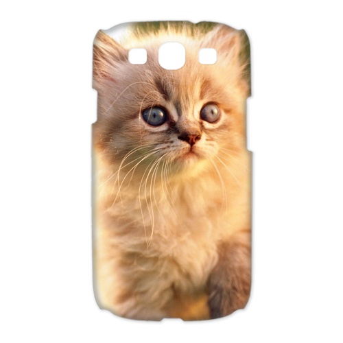 the morning cat Case for Samsung Galaxy S3 I9300 (3D)