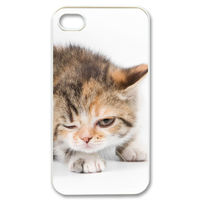 the thinking cat Case for iPhone 4,4S