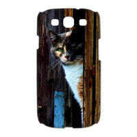 the waiting cat Case for Samsung Galaxy S3 I9300 (3D)