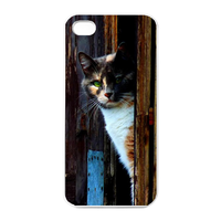 the waiting cat Charging Case for Iphone 4