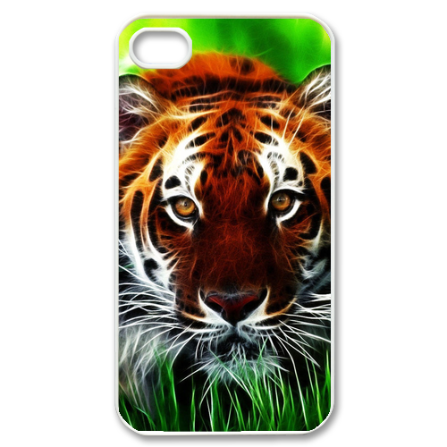 tiger in the grass Case for iPhone 4,4S