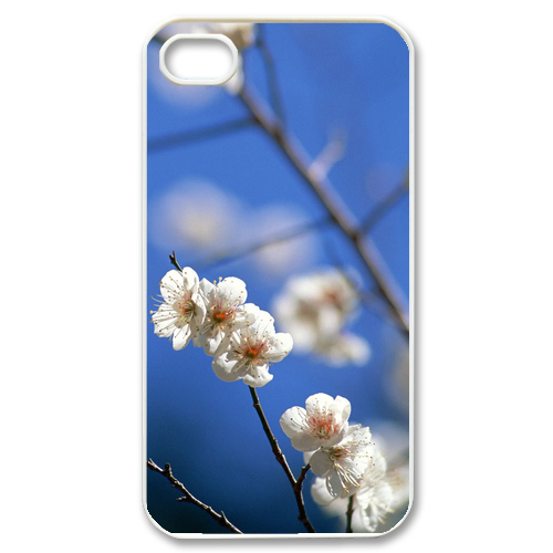 nice plum flowers Case for iPhone 4,4S