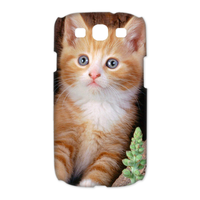 the cat home Case for Samsung Galaxy S3 I9300 (3D)